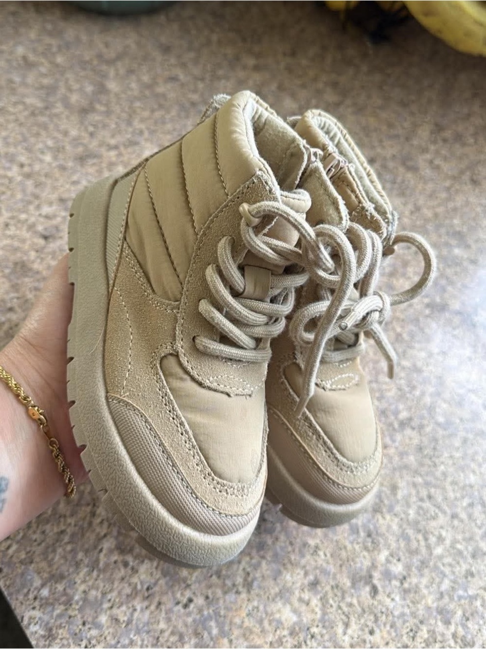 Zara Kids Tan Boots